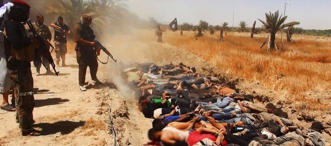 Ιράκ: Εικόνες που σοκάρουν από τις ομαδικές εκτελέσεις ομήρων